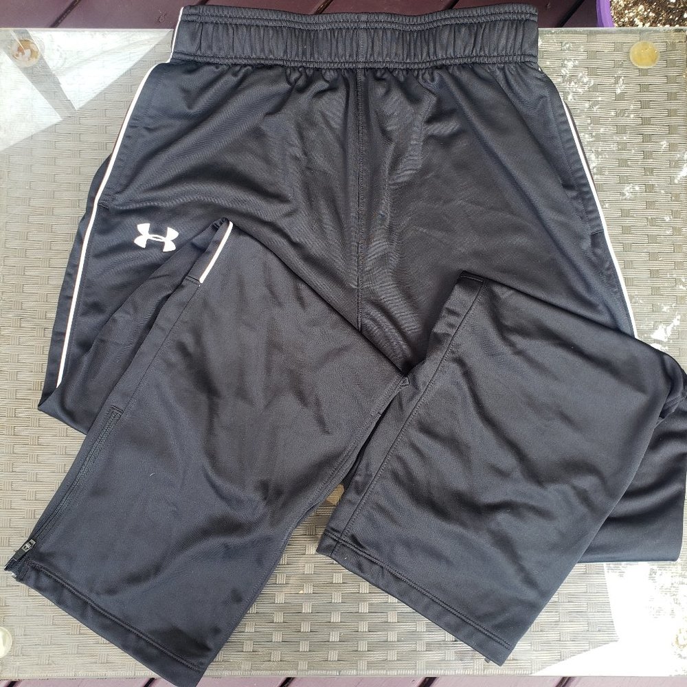 MENS UNDER ARMOUR PERFORMANCE/ATHLETIC/TRACK PANTS - LOOSE FIT - SIZE M